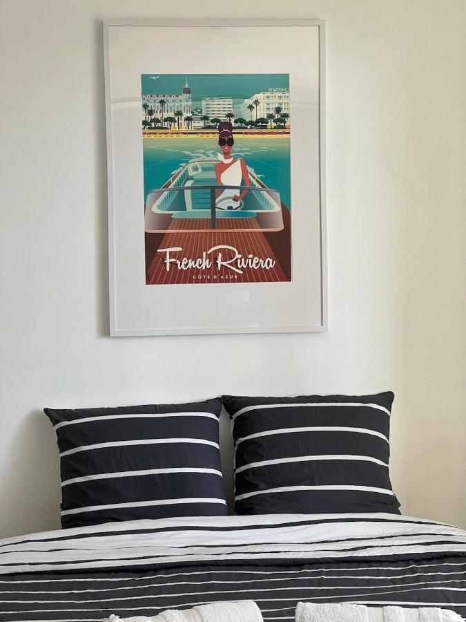 Seafront - Beautiful Flat With Aircon And Comfortable Loggia Vallauris Exteriér fotografie