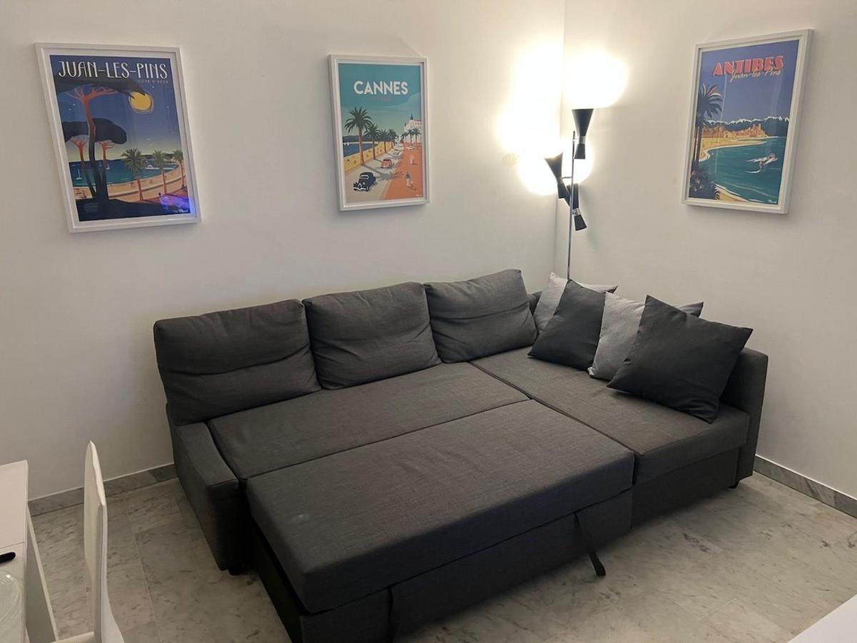Seafront - Beautiful Flat With Aircon And Comfortable Loggia Vallauris Exteriér fotografie
