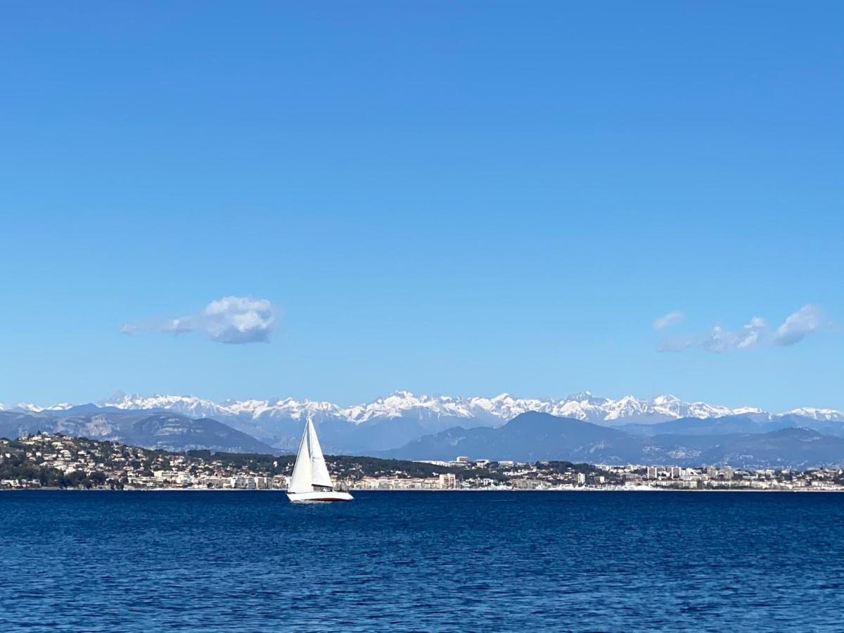 Seafront - Beautiful Flat With Aircon And Comfortable Loggia Vallauris Exteriér fotografie